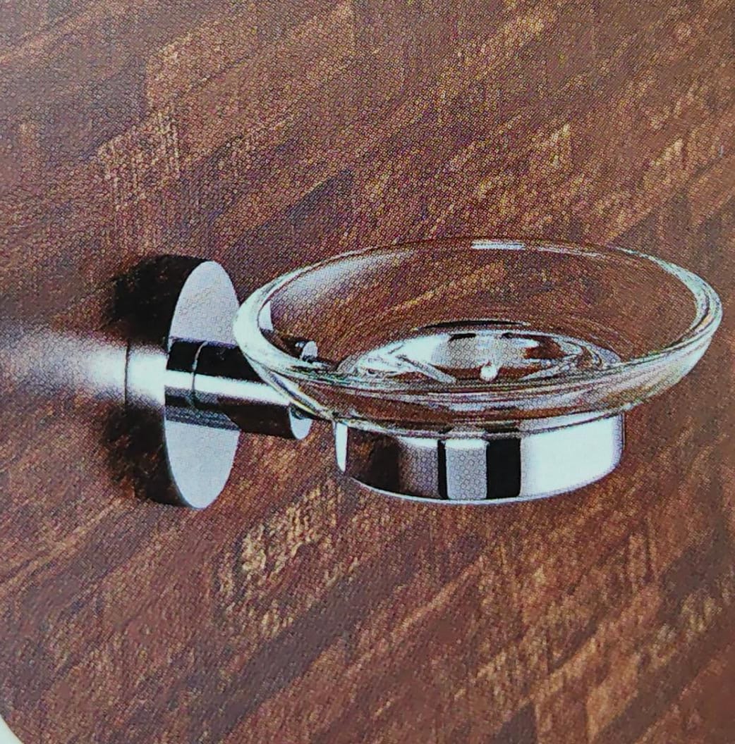 DECOR PICASSO GLASS SOAP DISH PC0002